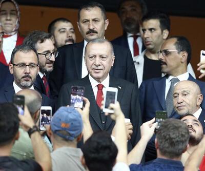 Cumhurbaşkanı Erdoğan millileri yalnız bırakmadı