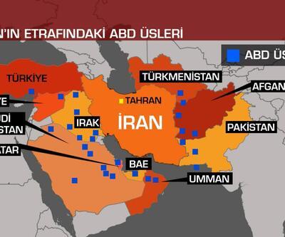 ABD İran'ı 11 ülkede kurduğu üslerle ablukaya aldı