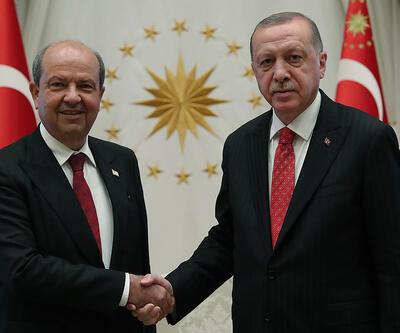 Cumhurbaşkanı Erdoğan ile KKTC Başbakanı Tatar görüştü