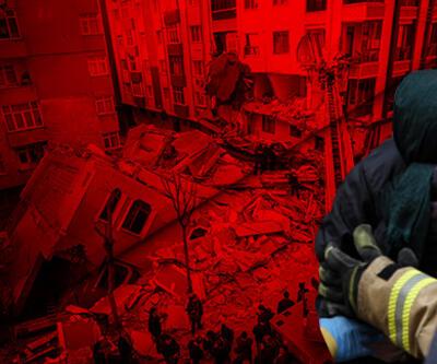 İstanbul Bahçelievler'de 7 katlı bir bina çöktü