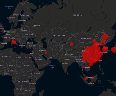 Koronavirüs kabusunda haritalarla son durum: Hangi ülkelere yayıldı? Kaç kişi öldü?