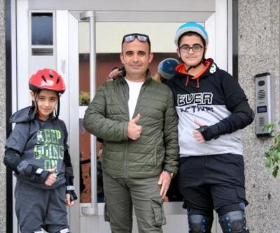 Türkiye'yi gülümseten paten görüntülerindeki baba ve oğulları konuştu