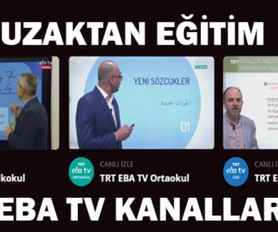 EBA TV ders programı 15 Nisan: TRT EBA TV canlı izle
