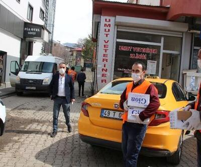 Varto Belediyesi halka ücretsiz sabun dağıttı