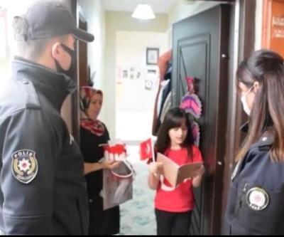 Erdek polisinden çocuklara hediye