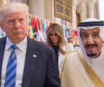 Trump ile Suudi Arabistan Kralı Selman ile görüştü 