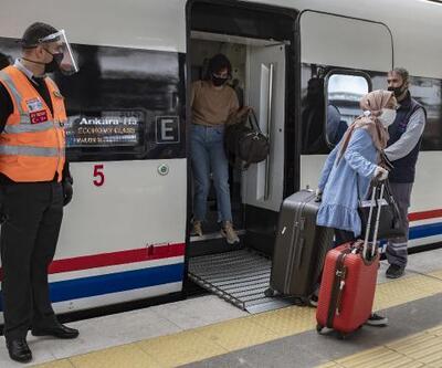 Ankara'dan yola çıkan ilk tren İstanbul'a ulaştı 