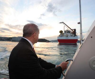 Cumhurbaşkanı Erdoğan, "Fatih" sondaj gemisini böyle uğurladı