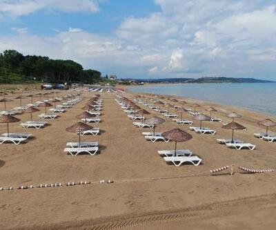 (Havadan fotoğraflarla) 'Yeni normal'in ilk günü Şile plajları boş kaldı