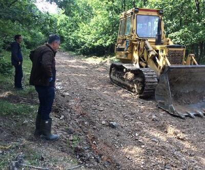 Longoz Ormanları'nda yol onarım ve çevre düzenlemesi başladı