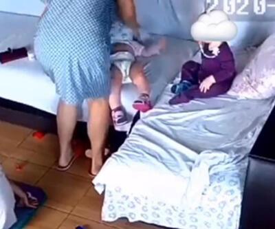 Son dakika... Bakıcı dehşeti kamerada: Bebeği yastıkla boğarak öldürdü | Video