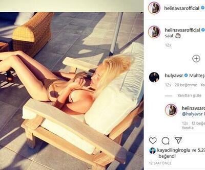 Helin Avşar'ın bikinili paylaşımına abla yorumu!