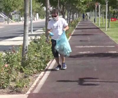 Akademisyen "Plogging" sporuyla çevreyi temizliyor | Video