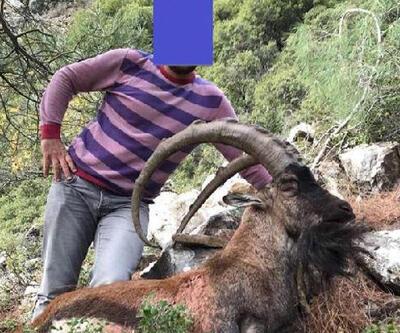 Koruma altındaki dağ keçisini avlayıp fotoğrafını paylaştı! 23 bin TL ceza yedi