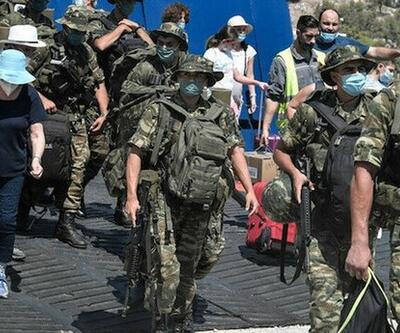 Son dakika... Yunanistan'dan yeni provokasyon mu? Meis Adası'na asker çıkarttığı iddia ediliyor | Video
