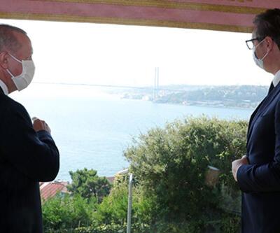Cumhurbaşkanı Erdoğan, Sırbistan Cumhurbaşkanı Aleksandar Vucic'i kabul etti