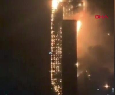 Güney Kore'de gökdelen yangını