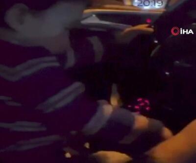 Direksiyonda bir bebek! İstanbul'da kaydedilen görüntü pes dedirtti | Video