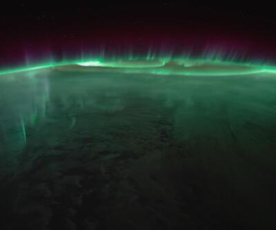 Kutup ışıkları uzaydan görüntülendi | Video