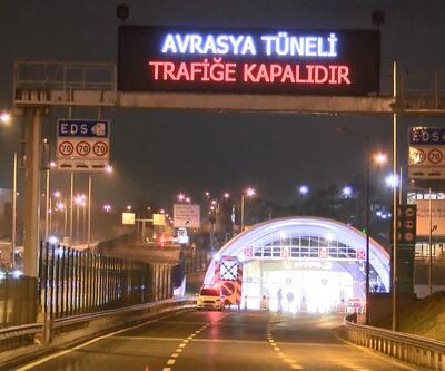 Avrasya Tüneli 'acil durum' tatbikatı için trafiğe kapatıldı