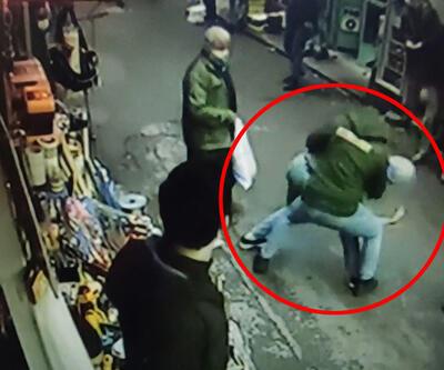 Kapkaççıyı omuz atarak yakaladı | Video