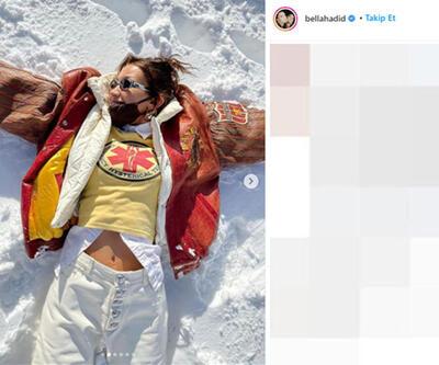 Bella Hadid yılın ilk karını böyle kutladı