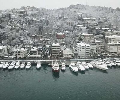 İstanbul'dan kar manzaraları gelmeye devam ediyor