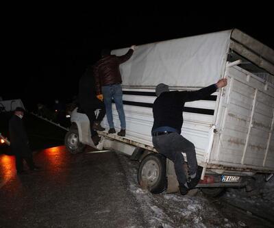 Tokat'ta 3 ayrı buzlanma kazası: 4 yaralı