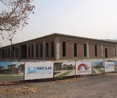 Hacılar'da Aile Sağlığı merkezi inşaatı devam ediyor