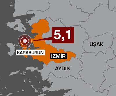 İzmir'de 3 saat arayla 5,1'lik 2 deprem