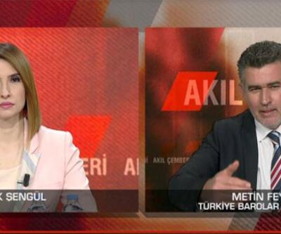Son dakika haber: TBB Başkanı Feyzioğlu, CNN TÜRK'te 
