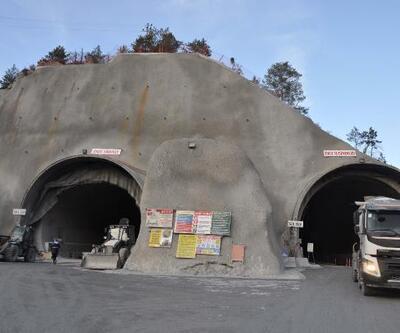 Avrupa'nın en uzunu olacak Zigana Tüneli'nin yüzde 81'i tamamlandı