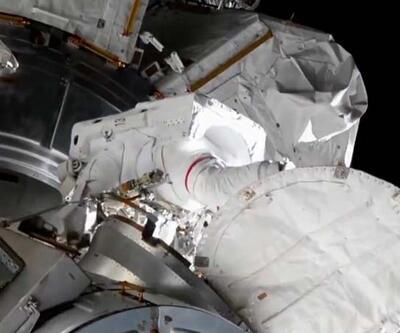 NASA'nın ISS’deki astronotları uzay yürüyüşünde