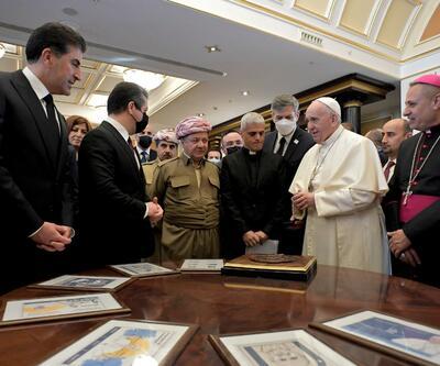 Papa'nın tarihi Irak ziyareti için bastırılan pulda harita skandalı