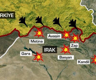 Son dakika..  Kuzey Irak'ta  geniş çaplı operasyon!