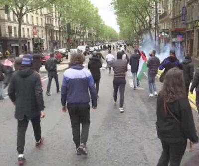 Londra ve Paris'te Filistin gösterileri