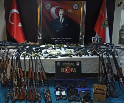 Silah ticareti yapan örgüte 8 ilde eş zamanlı operasyon: 49 gözaltı