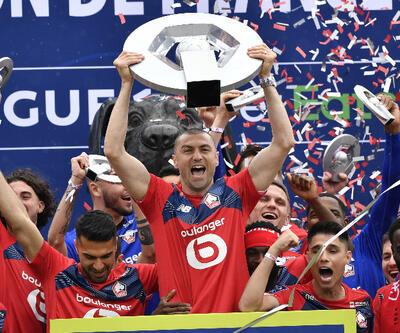 Fransa Ligue 1'de şampiyon Lille kupasını aldı