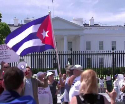 ABD halkı Beyaz Saray önünde Biden'a seslendi	