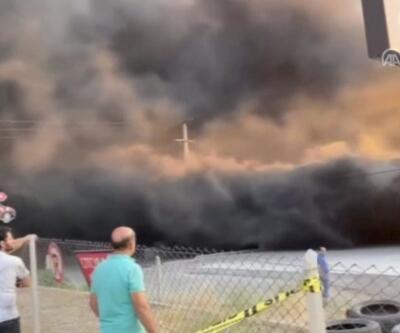 Kahramanmaraş'ta fabrika yangını... Tekstil fabrikasındaki alevlere müdahale ediliyor