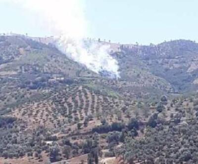 İzmir Kiraz'da orman yangını çıktı