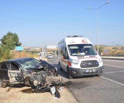 Tekirdağ'da kaza: 3 yaralı