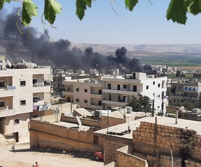 Afrin'e roket ve havan saldırısı