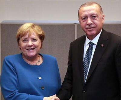 Son dakika... Cumhurbaşkanı Erdoğan, Merkel ile görüştü 