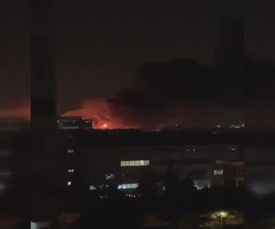 İstanbul'da korkutan yangın! Peş peşe patlamalar yaşandı