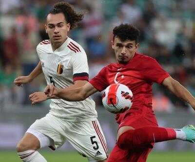 Türkiye 3 golle Belçika'ya kaybetti