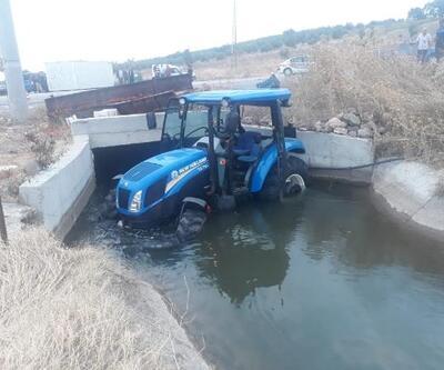 TIR'ın çarptığı traktör su kanalına uçtu: 2’si ağır 5 yaralı