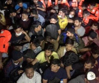 Çanakkale Boğazı'nda yelkenli teknede 58 kaçak göçmen yakalandı