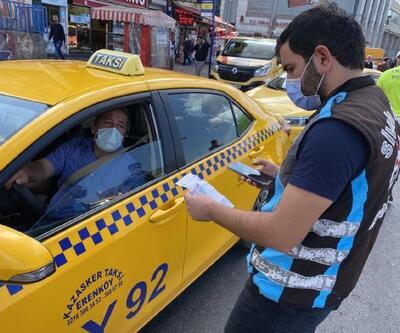 Kadıköy'de taksicilere denetim