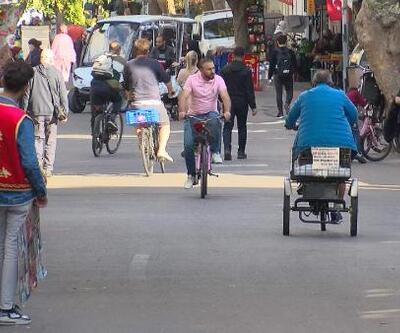 Adalarda akülü araçlara yasak gelince bisikletlere talep arttı 